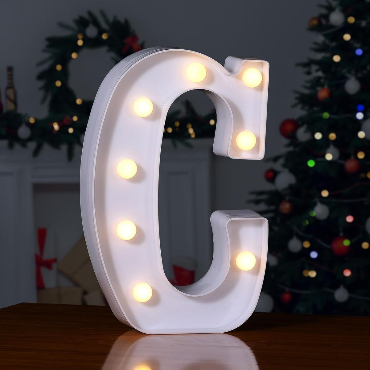 Foaky LED Letter Lights Sign Marquee Light Up Letters Sign for Night Light Wedding/Birthday Party