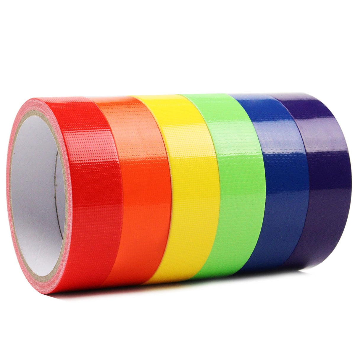 Colored Duct Tape - 1 Inch x 10 Yards per Rolls,Multi-Color Duct Tapes, Rainbow Colored Duct Tape