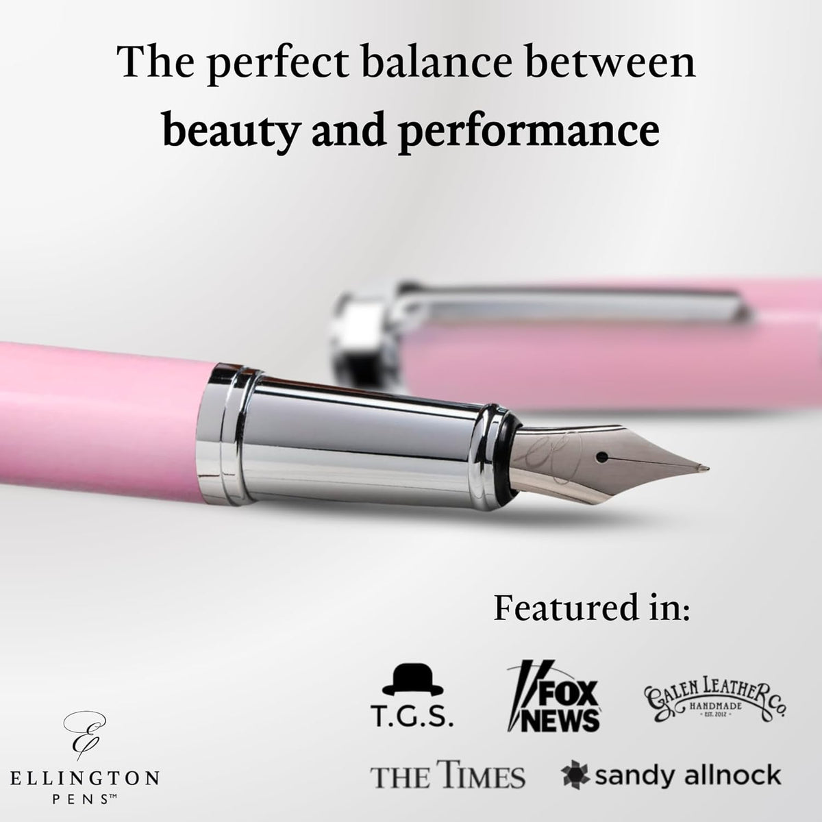 Ellington Pens Luxury Fountain Pen Set- Fountain Pens for Writing - Smooth Fine Nib - Includes