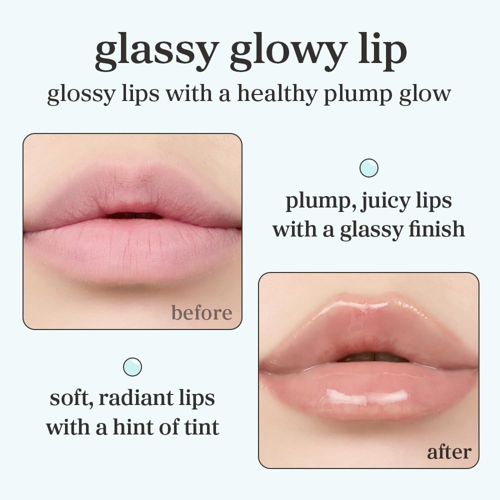 NOONI Korean Lip Oil - Applemint | Long-Lasting, Moisturizing, Plumping, Revitalizing for Dry Lips