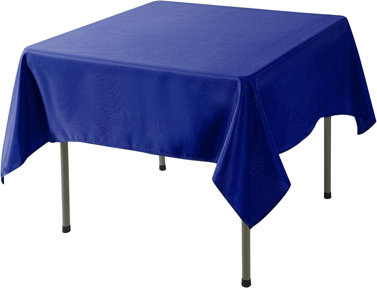 Cupuamon Square Tablecloth 70x70 inch Washable Polyester Fabric Table Cloth for Wedding Party