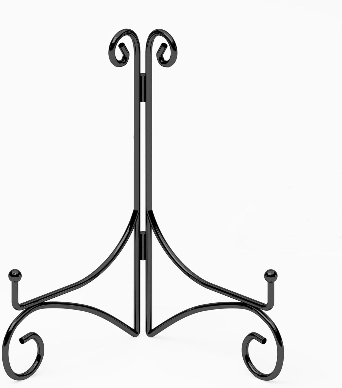 Plate Stand for Display with Hinged Folding Design, 6 Inch Picture Stands for Tables, Small Easels
