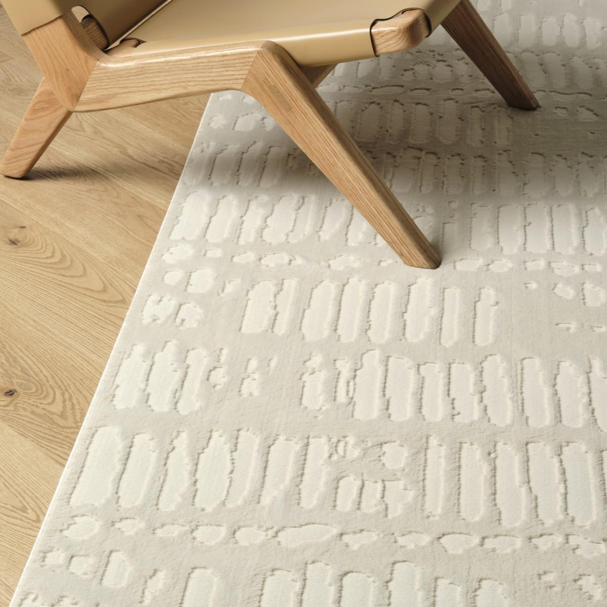 Revival Rugs Shell 7'10"x10' Washable Area Rug for Living Room Bedroom - 100% Recycled Oeko-TEX