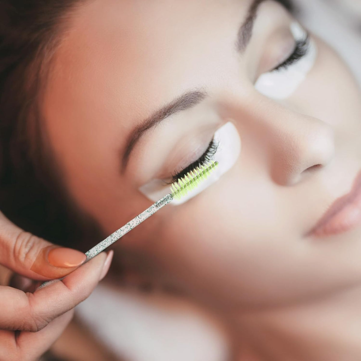 Skylety 1000 Pcs Disposable Mascara Wands Bulk Mascara Eyelash Brush Spoolies Makeup Applicator