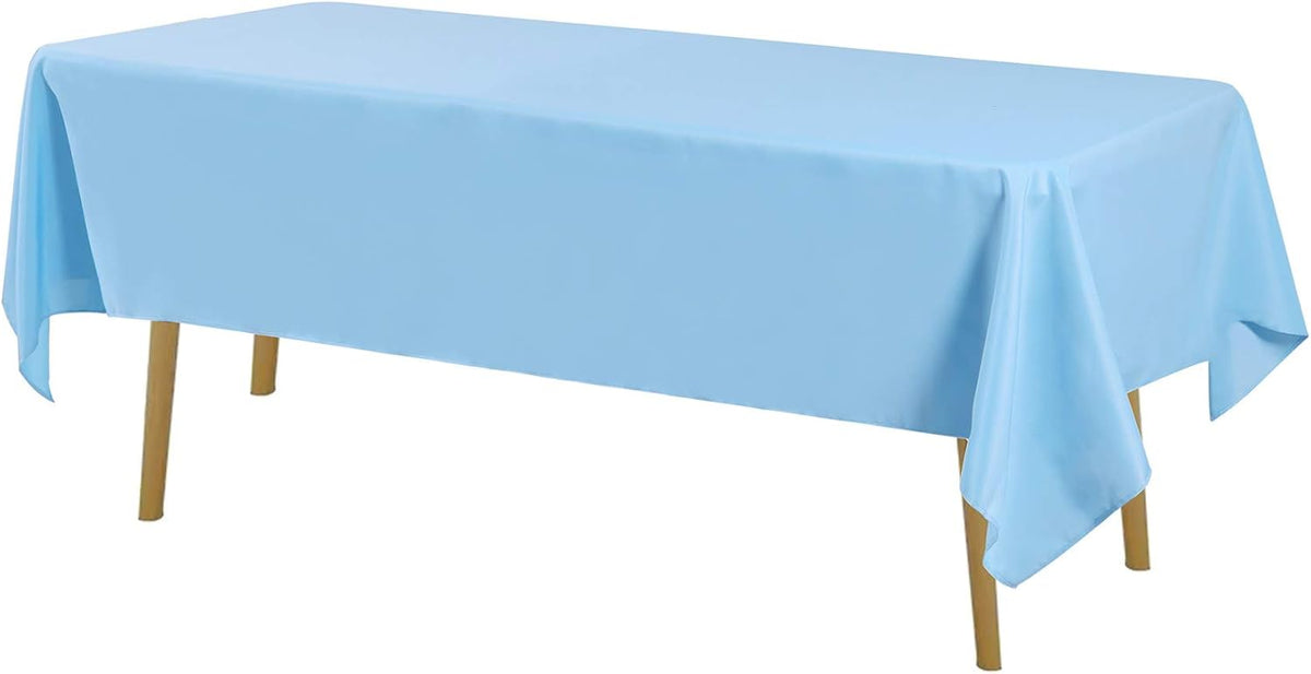 Rectangle Tablecloth 60x120 inch Washable Polyester Fabric Table Cloth for Wedding Party Dining