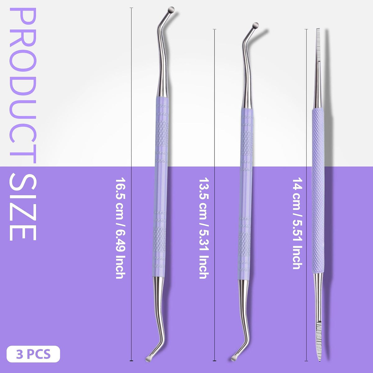 Teenitor Upgraded Ingrown Toenail File and Lifters, Pedicure Tools for Feet, Professional Ingrown