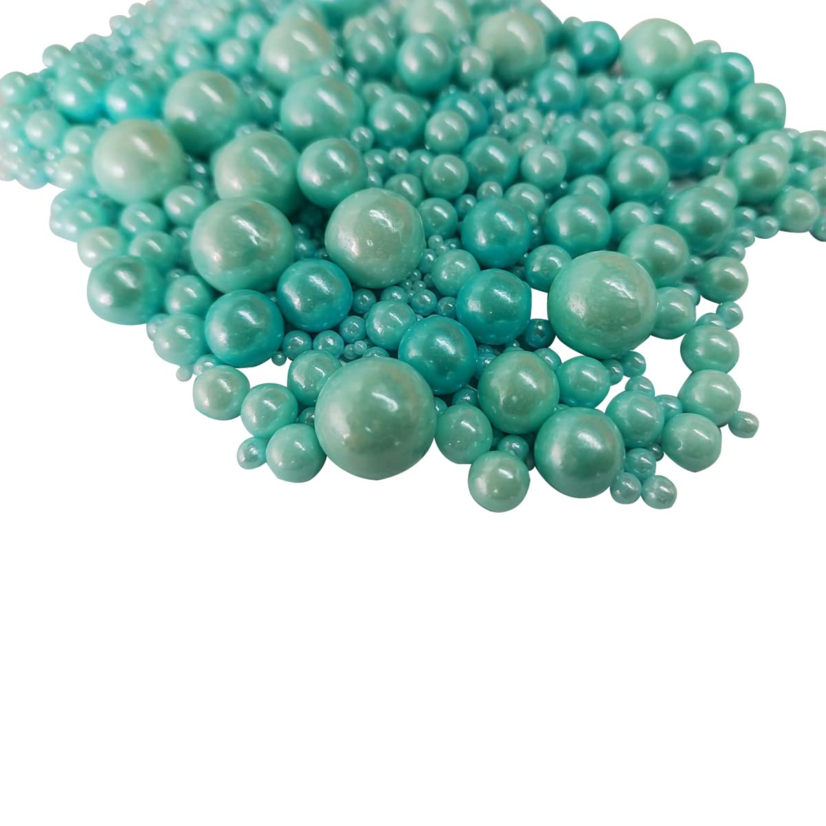 Edible Blue Sugar Pearls Candy Sprinkles 120G/ 4.23Ounce Baking Cake Sprinkles Cupcake and Cake