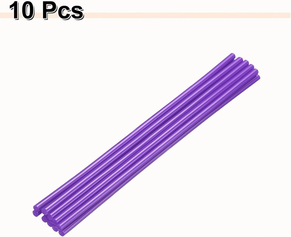 HARFINGTON 10pcs Hot Glue Sticks 0.28" Dia x 11.81" Long EVA Mini Hot Melt Adhesive Glue Stick for