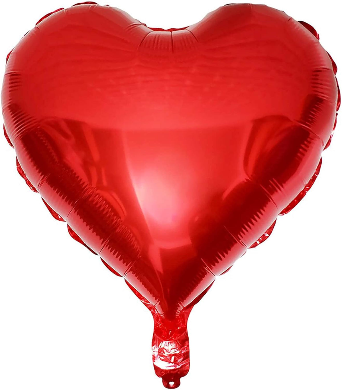 10Pcs Red Foil Heart Shaped Balloons 18 Inch Heart Mylar Balloons For Baby Shower Wedding Valentine