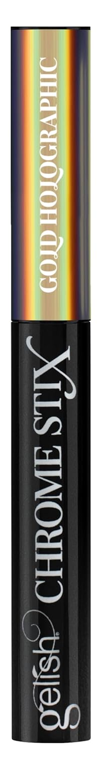 Gelish Chrome Stix, Chrome Nail Powder, Nail Art for Stunning Metallic Finish, Long-Lasting, Easy