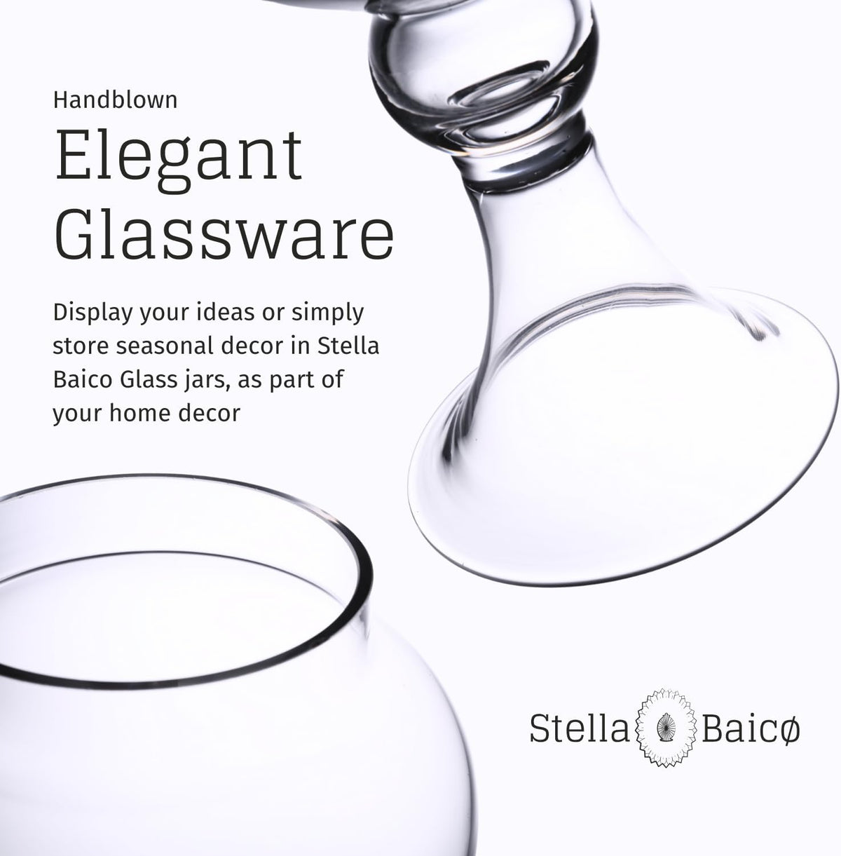 Large Glass Apothecary Jars with Lid, Clear Candy Jar for Candy Buffet, Fancy Decorative Glass Jar