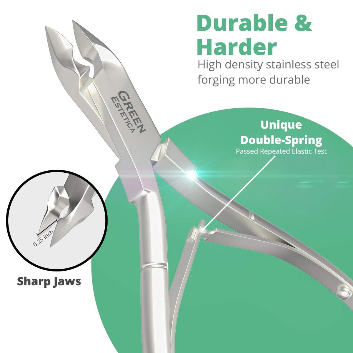 Professional Cuticle Trimmer Nail Cuticle Cutter Stainless Steel Cuticle Nippers with Sharp Blades