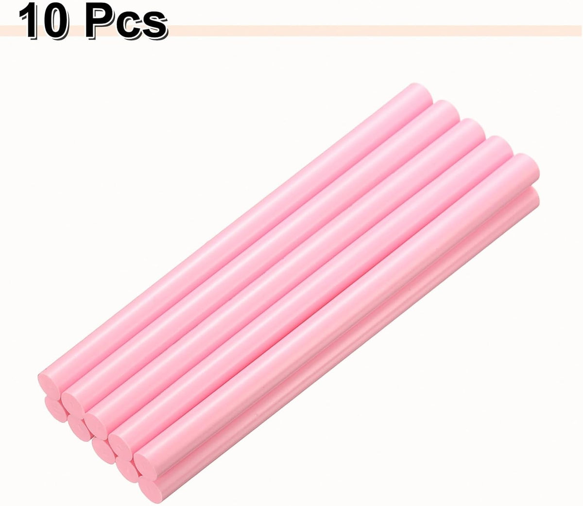 HARFINGTON 10pcs Hot Glue Sticks 0.43" Dia x 7.87" Long EVA Mini Hot Melt Adhesive Glue Stick for