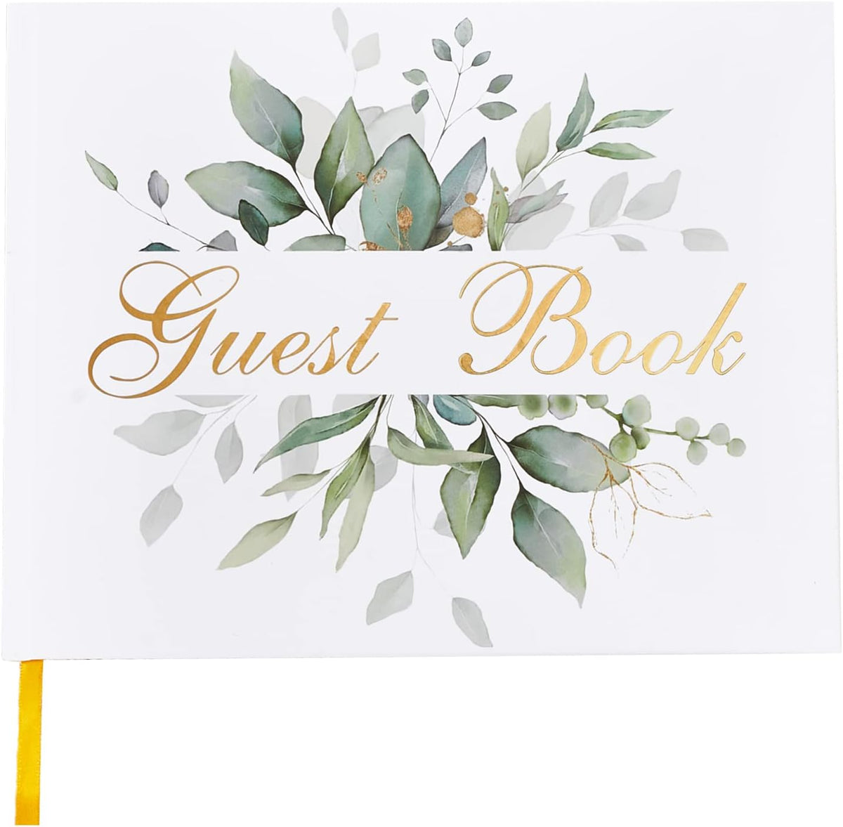 TRULIVA Wedding Guest Book - Guest Sign in Book - Wedding Reception Registry Book - Hard Cover, 7"
