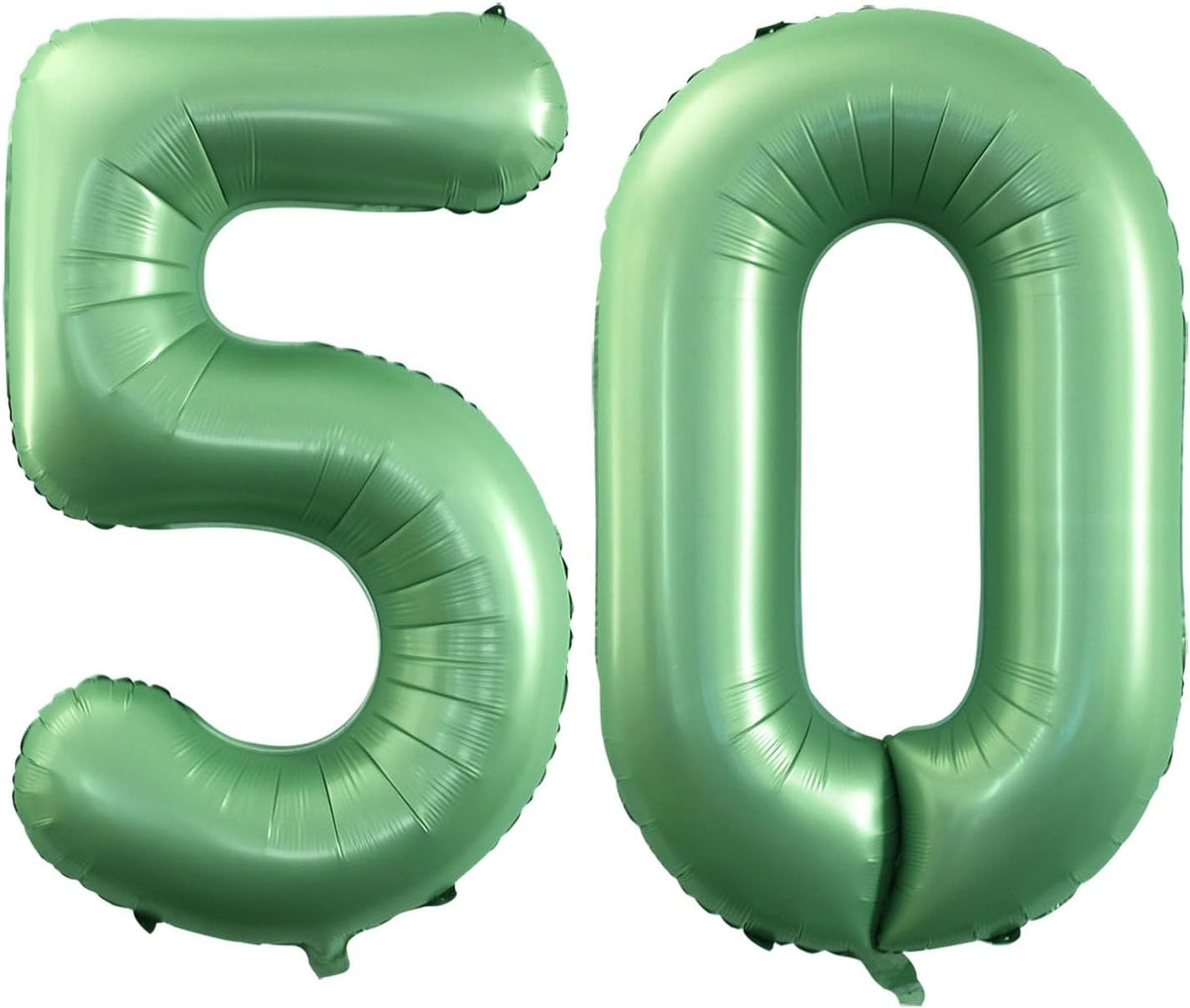 GOER Number 50 Balloons for 50th Birthday Party Decorations,42 Inch Jumbo Foil Helium Balloons for