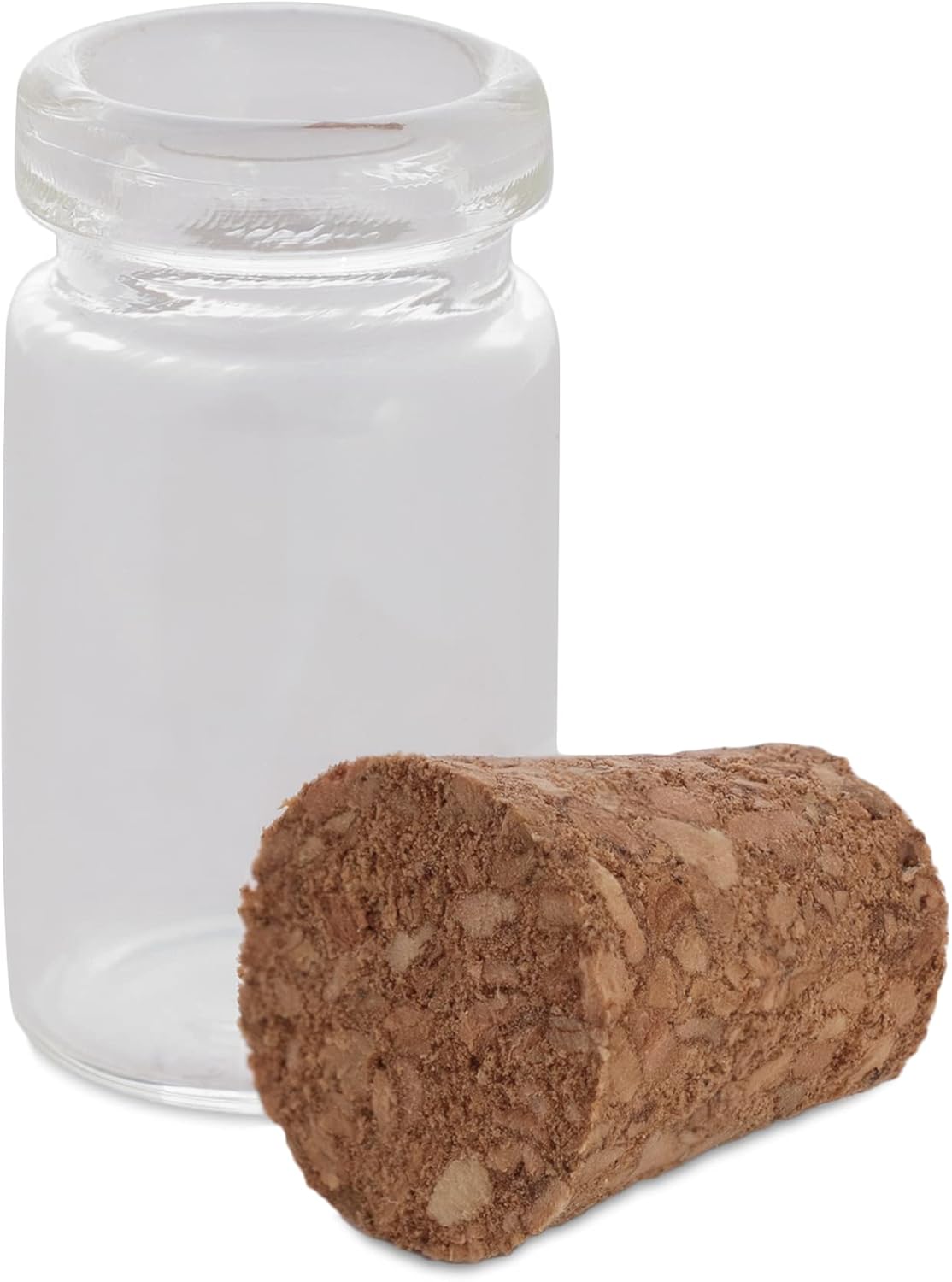 Clear Glass Jars Bottles 50 Pack Mini, Tiny, Cork Stoppers, Arts & Crafts, Projects, Decoration