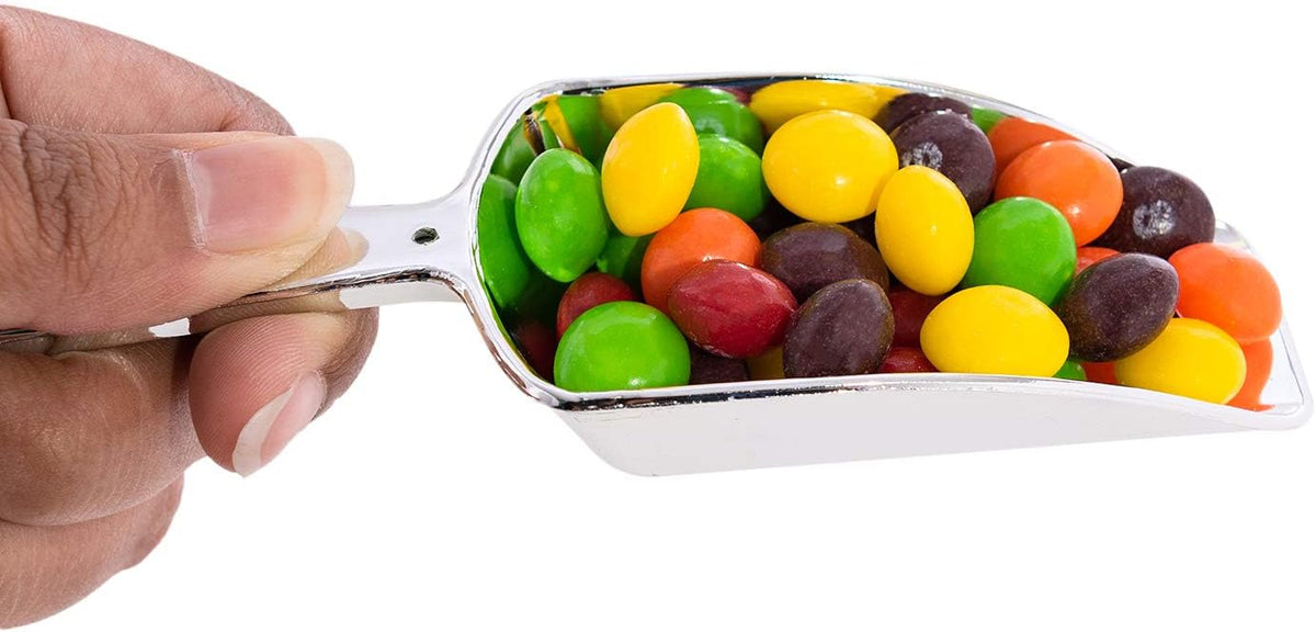 Super Z Outlet 5.5" Mini Acrylic Plastic Kitchen Scoops for Weddings, Candy Dessert Buffet, Ice