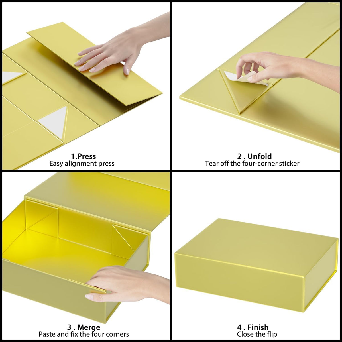 Gift Boxs 11.9" x 8.5" x 3.3" with Magnetic Closure Lid Gift Boxs for Presents,Bridesmaid Gifts