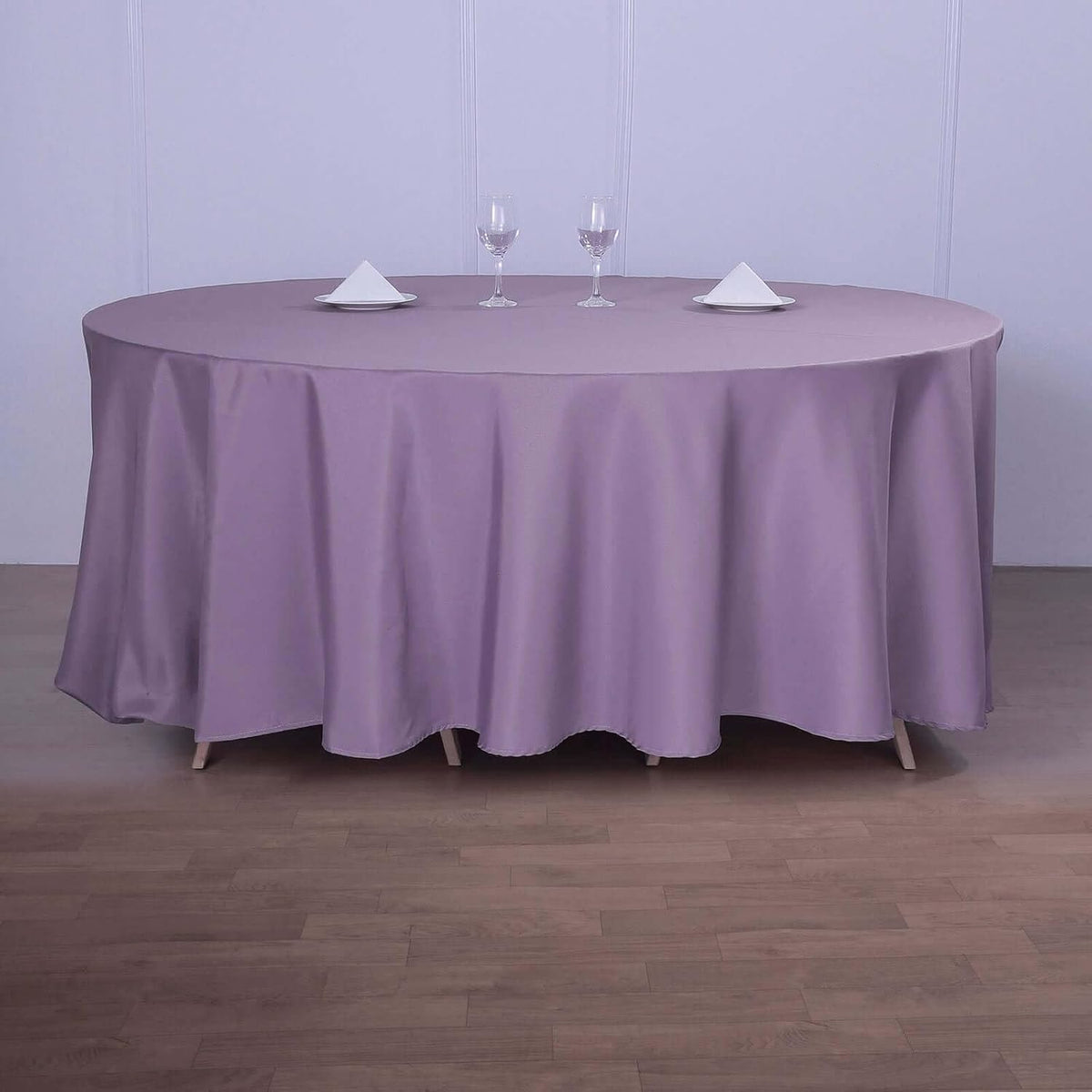 Efavormart Round Tablecloth, 120 Inch Stain & Wrinkle Resistant Washable Table Cloth, Decorative