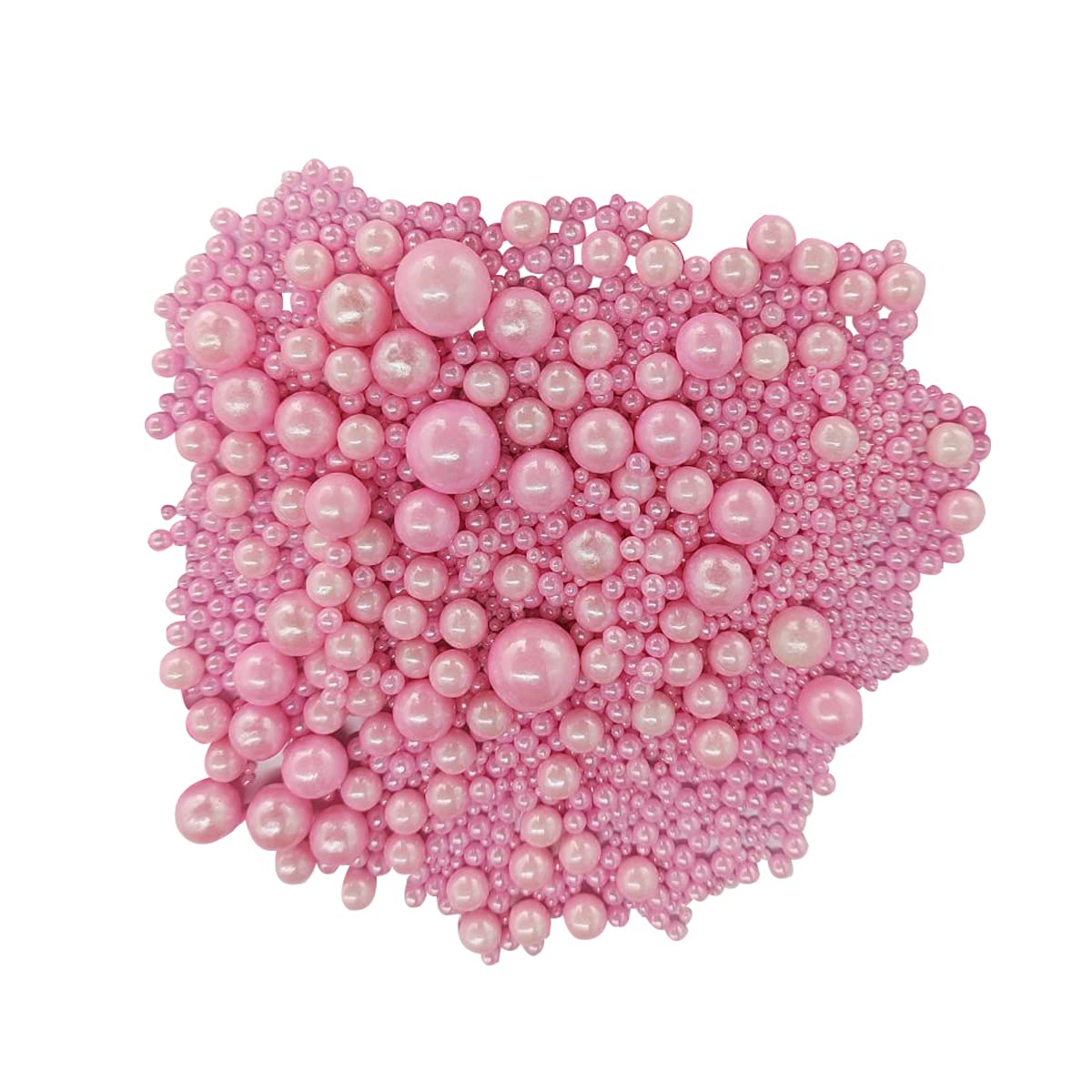 Edible Pink Sugar Pearls Candy Sprinkles 120G/ 4.23Ounce Baking Cake Sprinkles Cupcake and Cake