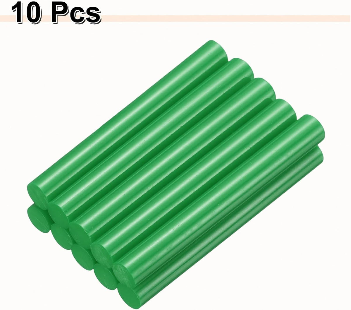 HARFINGTON 10pcs Hot Glue Sticks 0.43" Dia x 3.94" Long EVA Mini Hot Melt Adhesive Glue Stick for