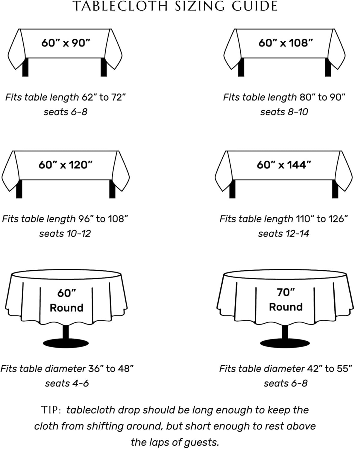 Solino Home Olive Linen Tablecloth 60 x 120 Inch - 100% Pure Linen Hemstitch Table Cloth for