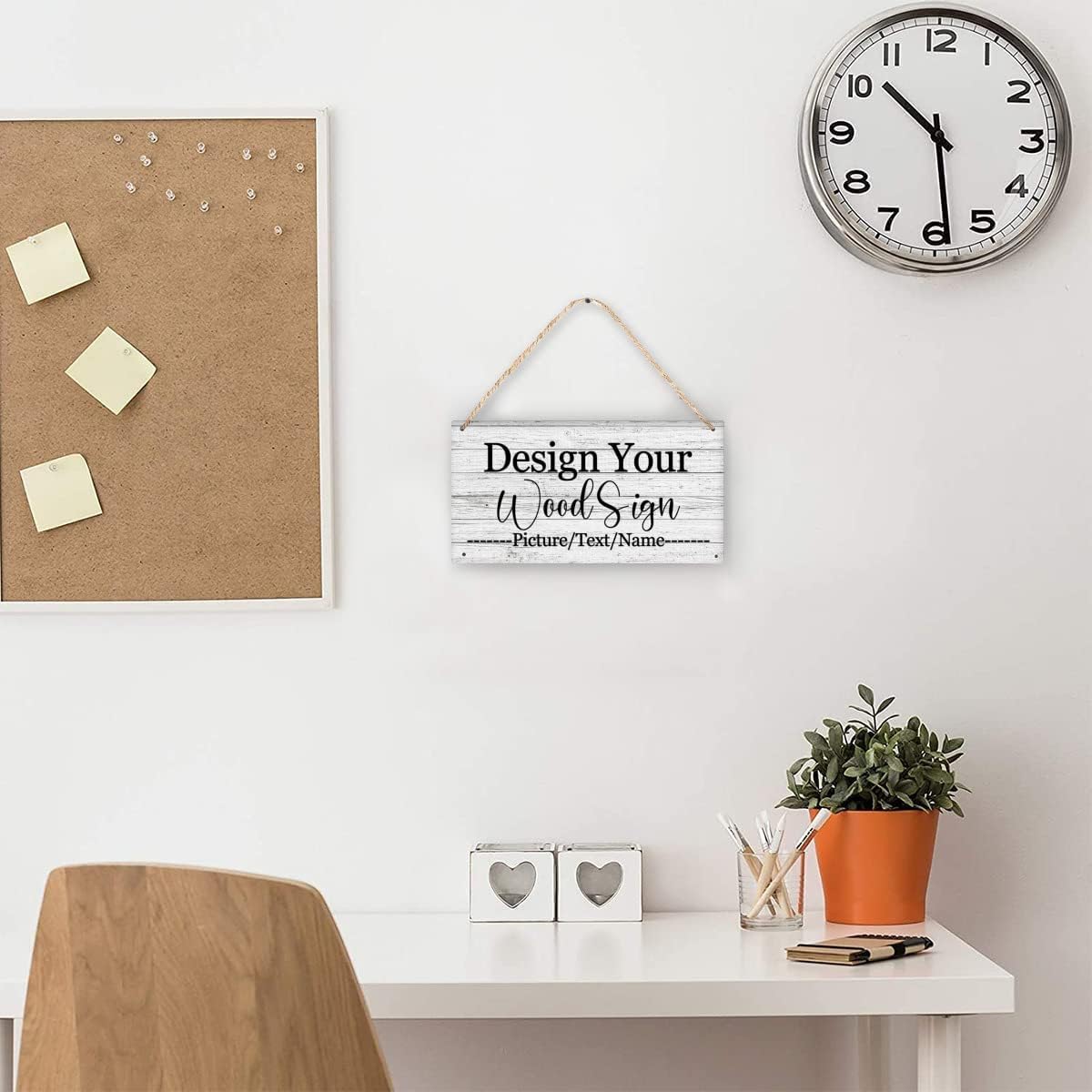 Custom Personalized Board Hanging Wood Sign, Design Your Welcome Sign, Customizable Wall Plaque