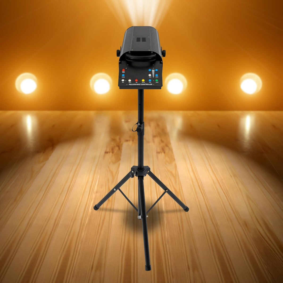 Follow Spotlight for Stage, 230W LED Spot Light DJ Lighting with Control Panel & Adjustable Stand