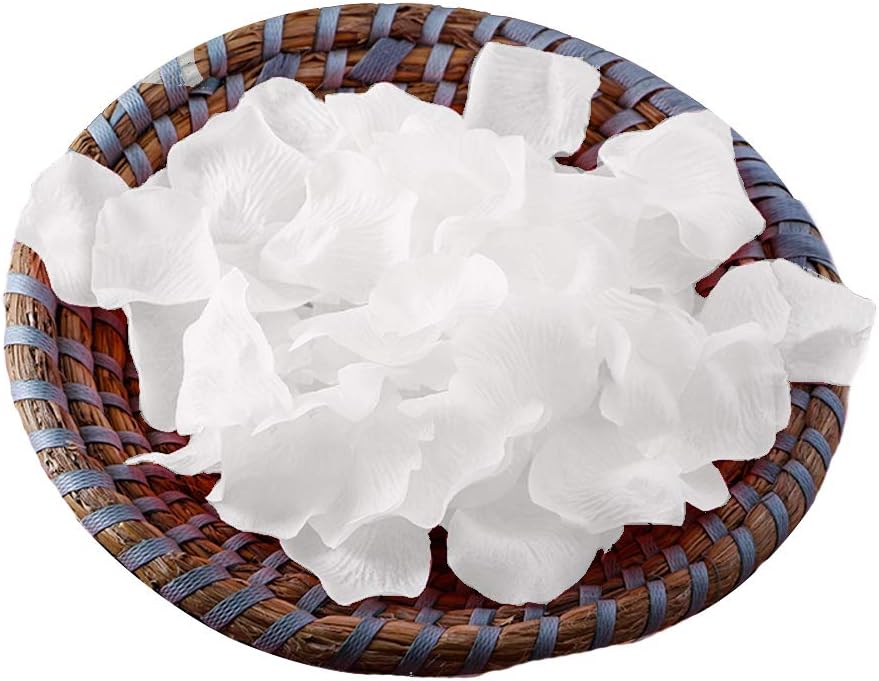 ocharzy 3000pcs Rose Petals Artificial Flower Petals Non-Woven Flower Rose Petals for Wedding