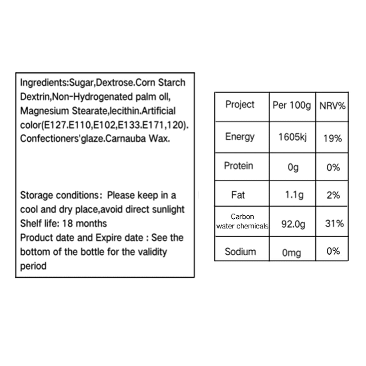 Weraru Edible Orange Pearl Sugar Sprinkles Candy Mixing Size Baking Edible Cake Decorations Cupcake