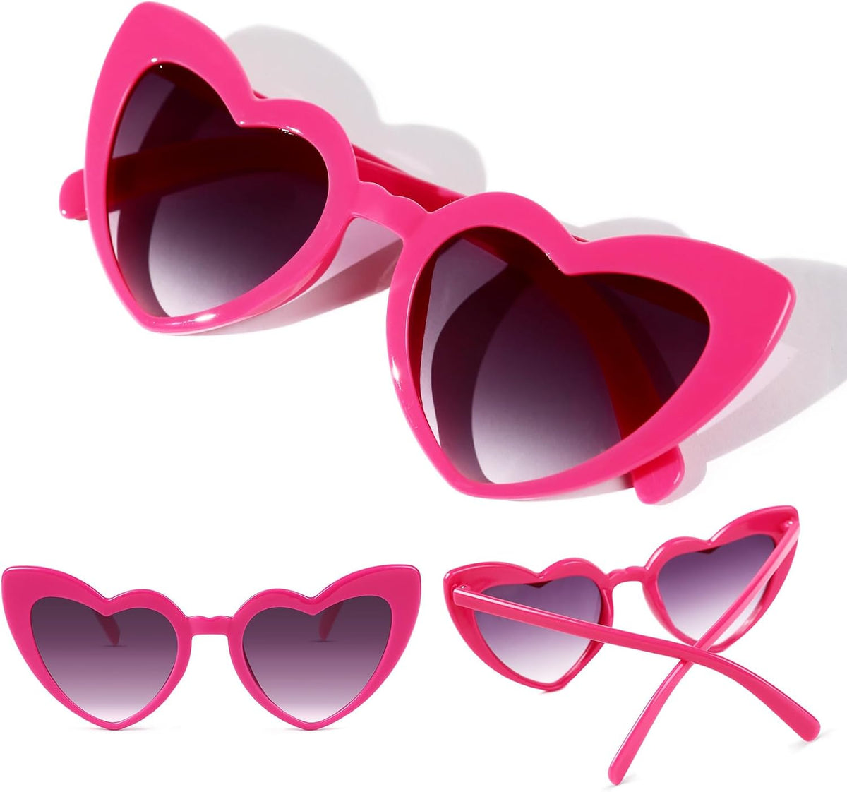 YOGFIT Heart Sunglasses for Women Fashion Classic Love Eye Protection Sunglasses Vintage Cute Heart