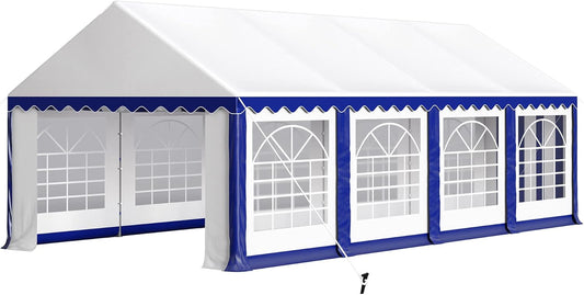 PHI VILLA 26'x13' Outdoor Heavy Duty Party Tent Large Commercial Canopy Wedding Event Tent Shelter