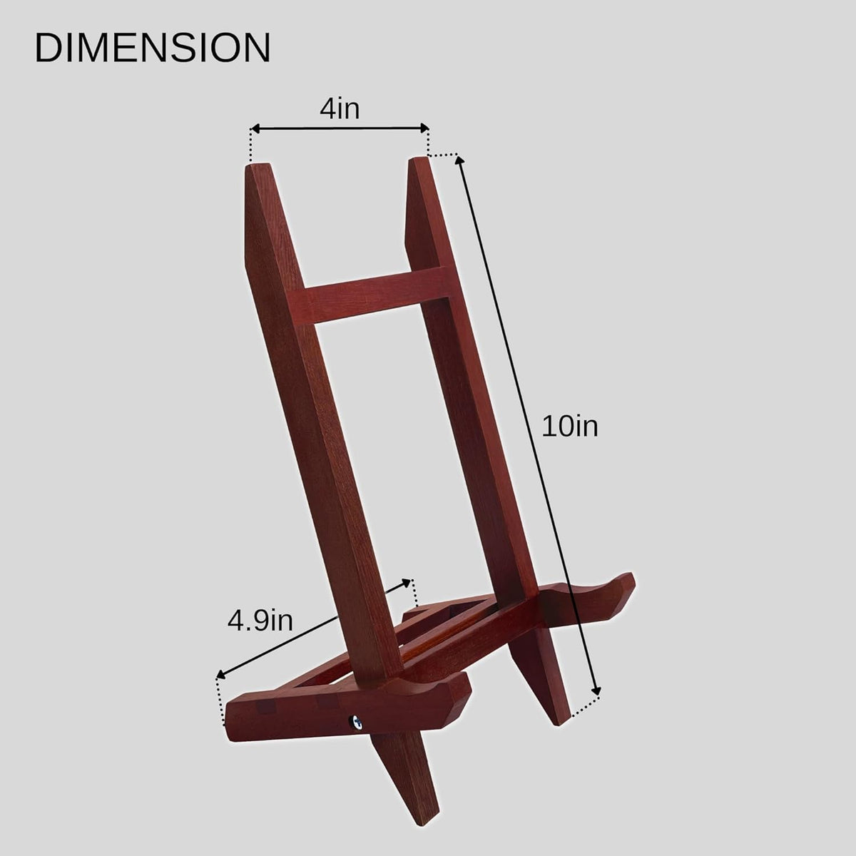 9 Inch Tabletop Easel Stand | Small Canvas Painting Display Easel Stand - Walnut | Canvas