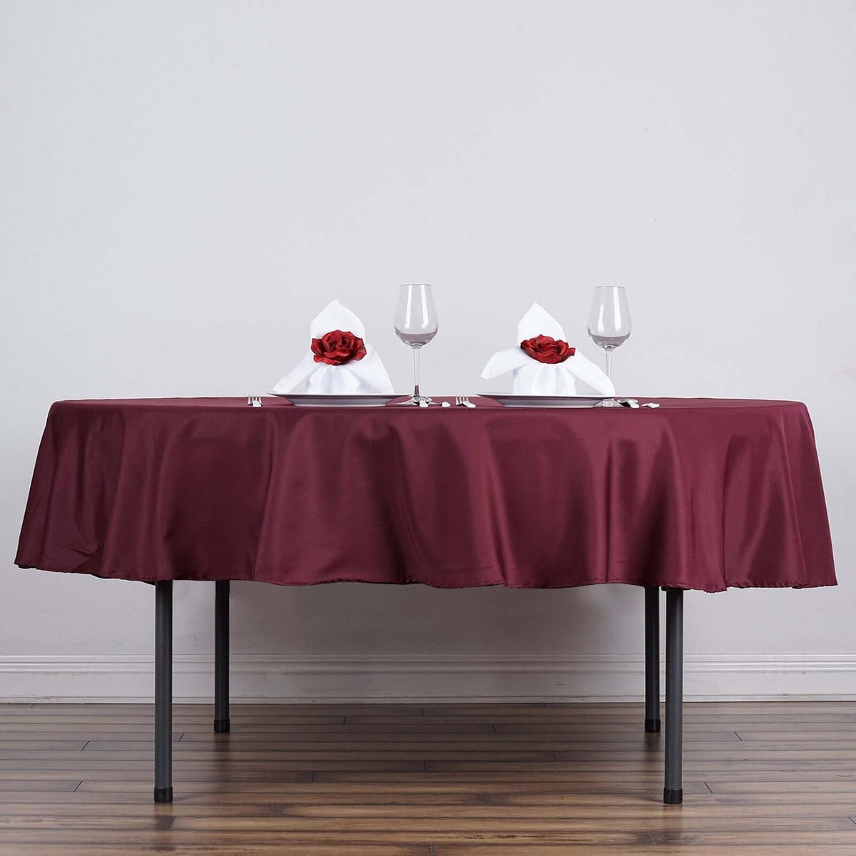 Efavormart Round Tablecloth, 70 Inch Stain & Wrinkle Resistant Washable Table Cloth, Decorative