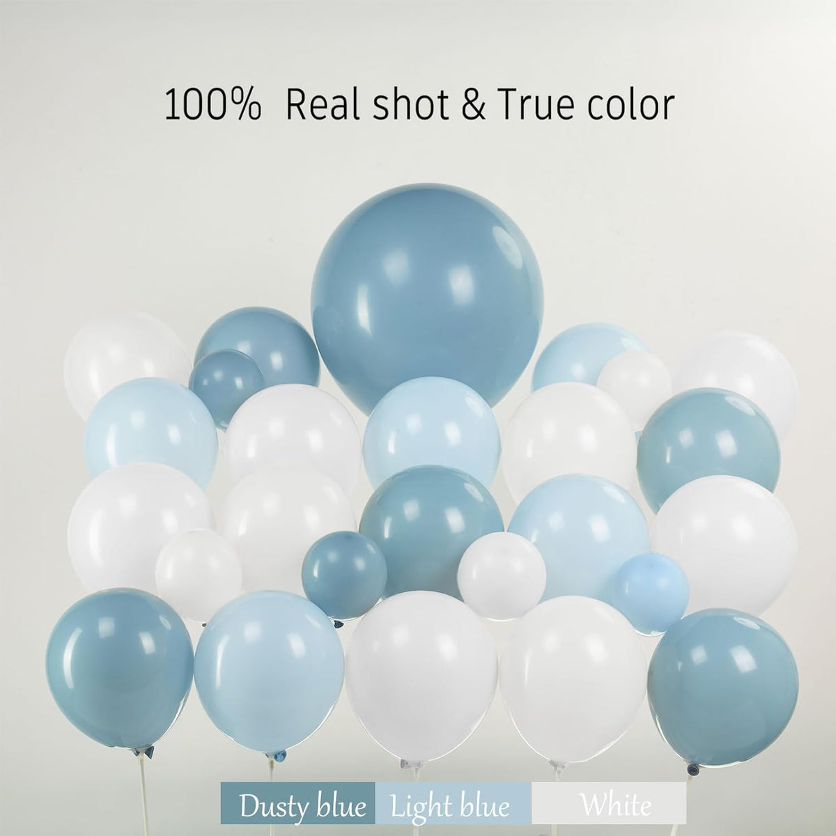 Last Toast on the Coast Bachelorette Decorations Blue bridal shower Balloon Garland Kit with 1.5m