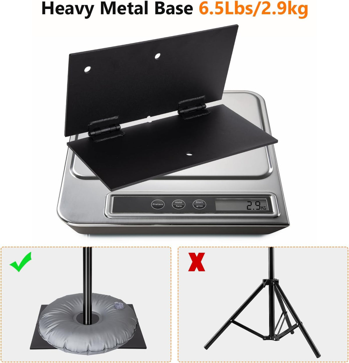 Pipe and Drape Photography Backdrop Stand Kit Adjustable Photo Background Stand 10ft x 6.5ft with