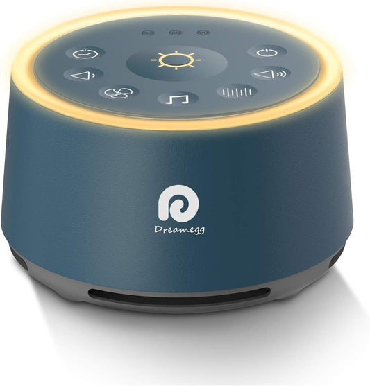 Dreamegg D1 Sound Machine - White Noise Machine with Baby Night Light for Sleeping, High Fidelity