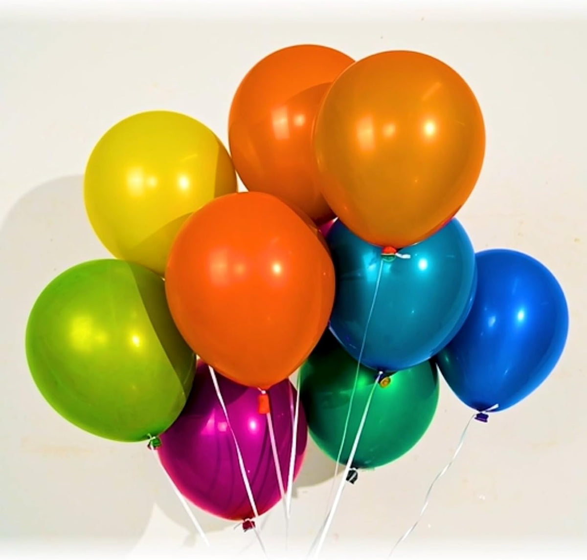 Chrome Yellow Balloons, 50 PCS 10 Inch Double-Layered Metallic Yellow Balloons, Shiny Thick Chrome