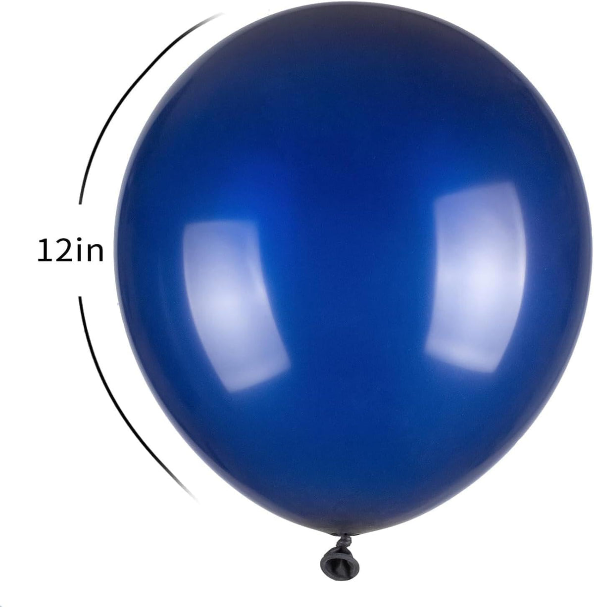 100pcs Navy Blue Balloons, Helium Quality 12 inch Dark Blue Latex Party Balloons for Birthday