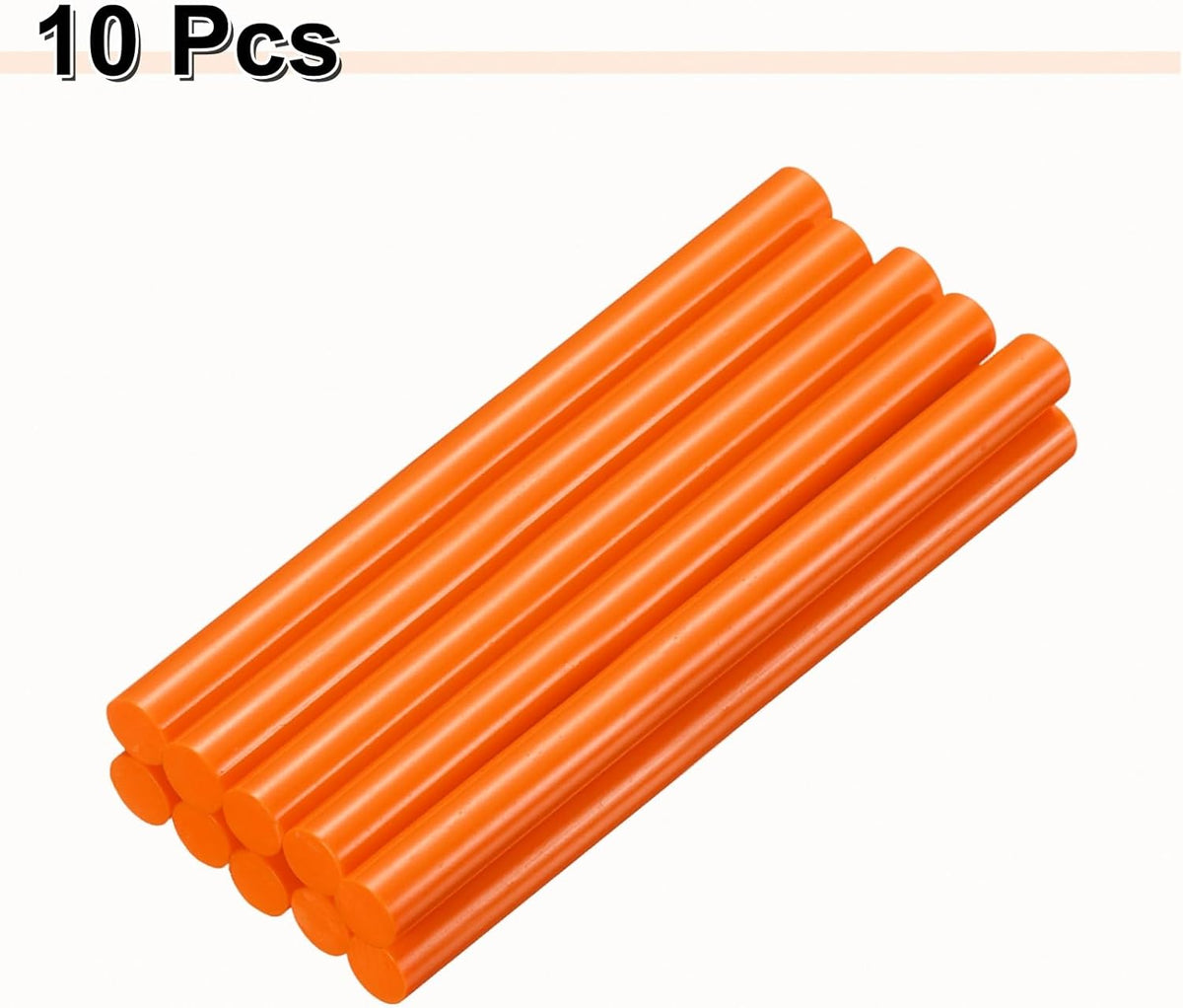 HARFINGTON 10pcs Hot Glue Sticks 0.43" Dia x 5.91" Long EVA Mini Hot Melt Adhesive Glue Stick for