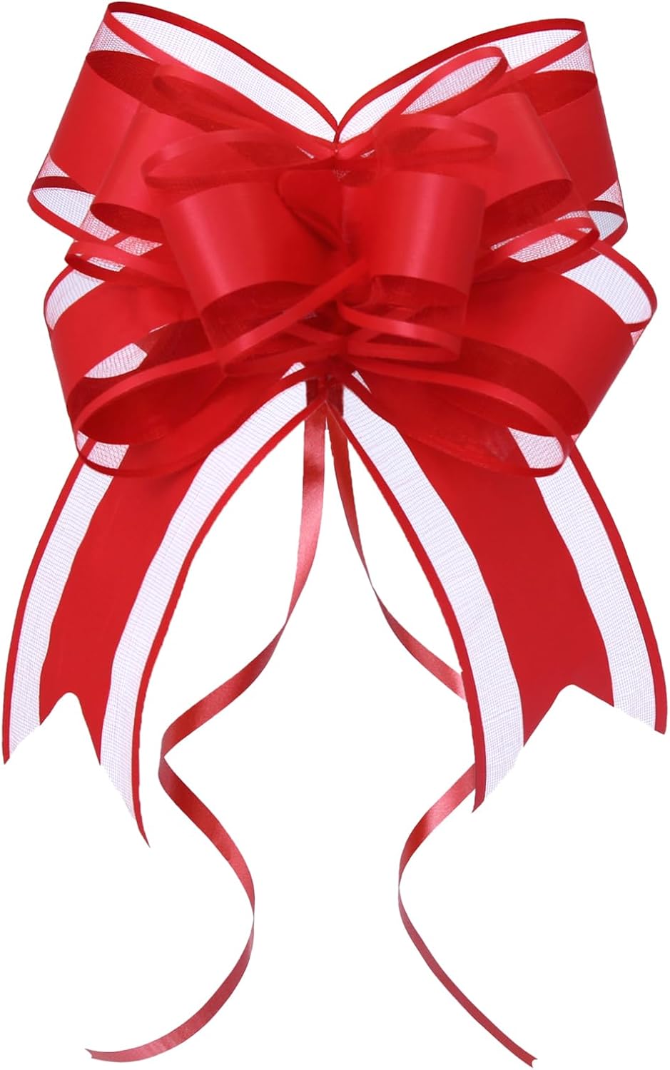 Pull Bows for Gift Wrapping – 15-Pack Red Gift bows, Waterproof DIY Bow for Christmas, Weddings