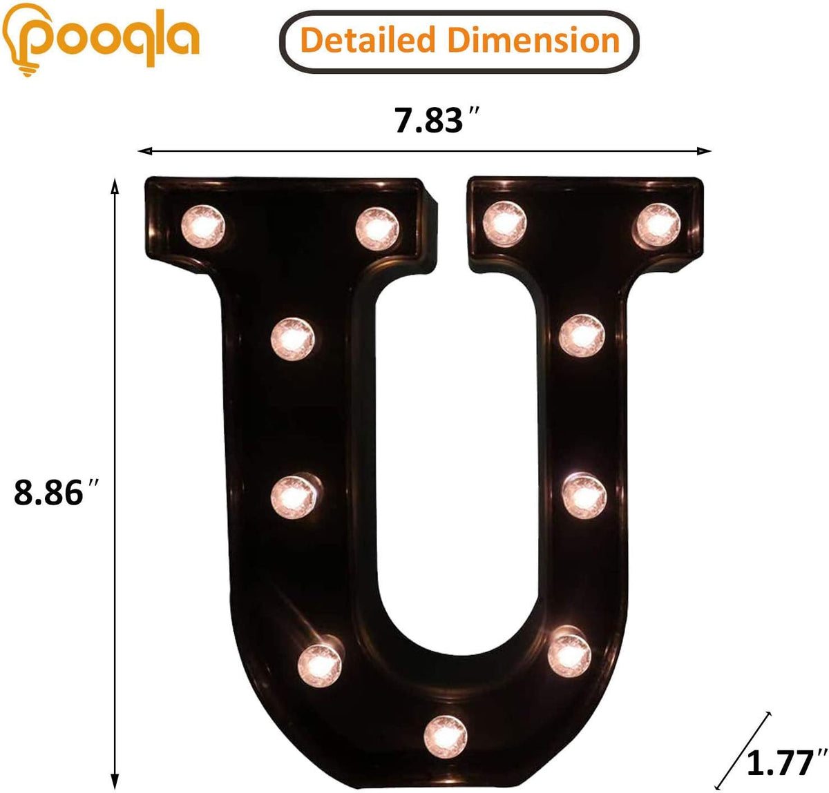 Decorative LED Illuminated Letter Marquee Sign - Alphabet Marquee Letters with Lights For Wedding