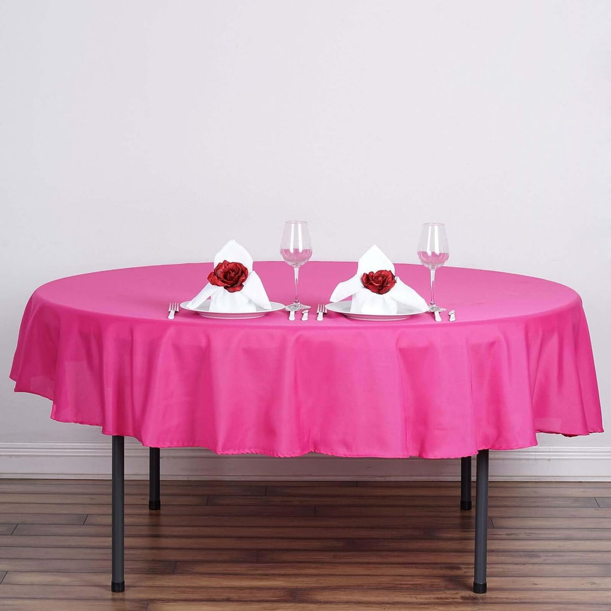 Efavormart Round Tablecloth, 90 Inch Stain & Wrinkle Resistant Washable Table Cloth, Decorative