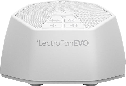 Adaptive Sound Technologies LectroFan EVO White Noise Machine - Compact Sleep Sound Machine for