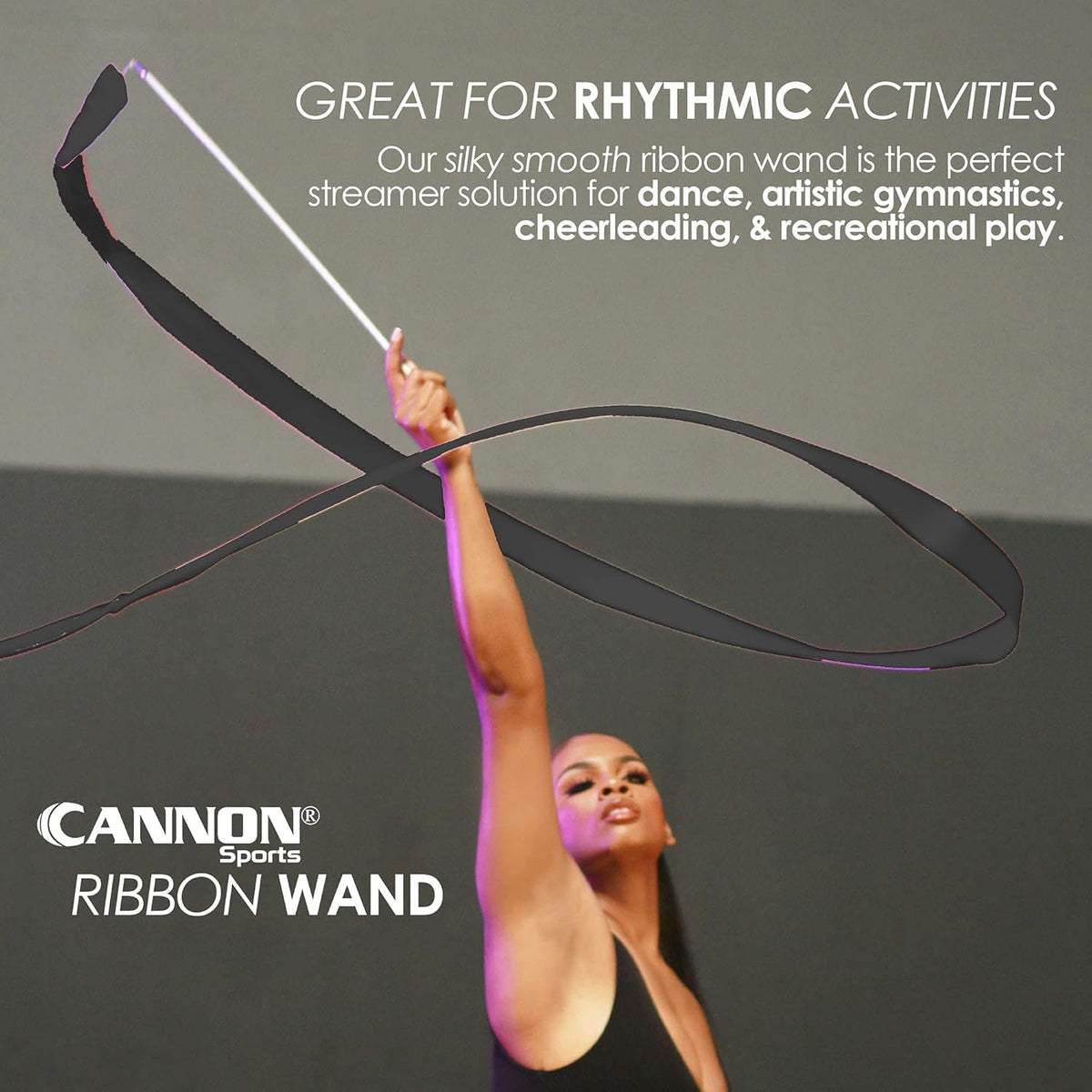 Cannon Sports Gymnastics Wand for Dancing, Cheerleading, Olympic Tournament, & Artistic