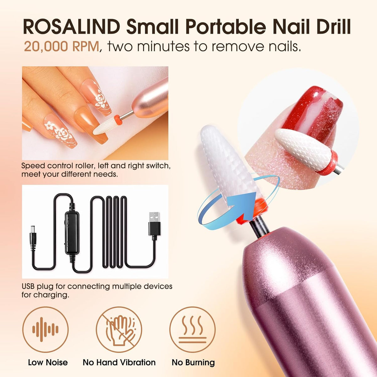 Poly Nail Gel Starter Kit -14 Colors + 75 Nail Art Accessories Kit,ROSALIND Clear Pink Nude Glitter