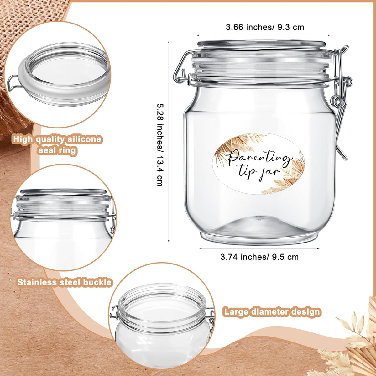 Roowest Baby Shower to Baby Advice Cards for New Parents to Be - Tip Jar Sign for New Parents 60