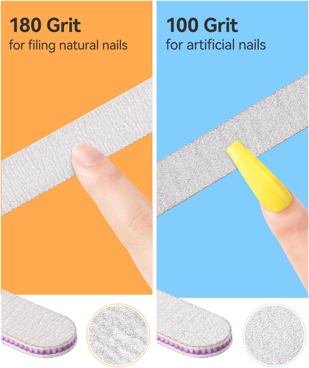 MORGLES Cuticle Remover Tools, Nail Files and Buffers Set with 1 Orange Cuticle Oil, Trimmer and