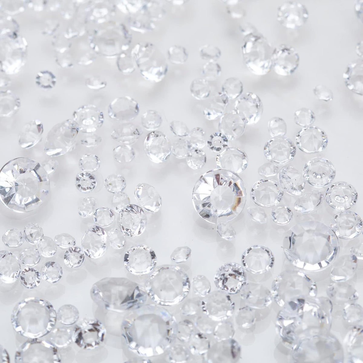 Vase Fillers for Centerpieces Home Deco,8700 Pieces Clear Diamond Table Confetti,Fake Plastic Gems