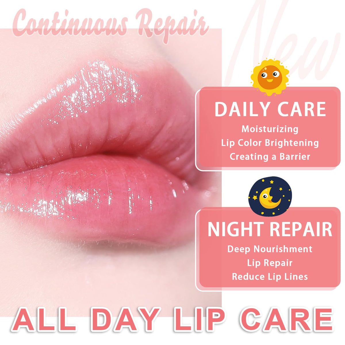 3 PCS Bee Lip Balm Mask Honey Pot, Watermelon, Cherry & Coconut Propolis Moisturizing, Hydrating